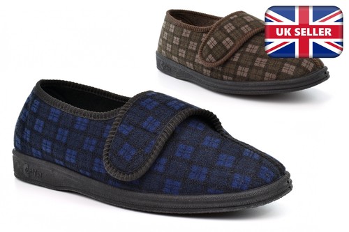 Mens wide fit - wide, slippers