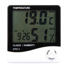 Hydroponics Digital Thermometer Humidity Meter Grow Room LCD Hygrometer