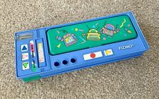 Vintage FLOMO Pencil Case 80s 90s Robot Pop Up Action RARE - Collectable