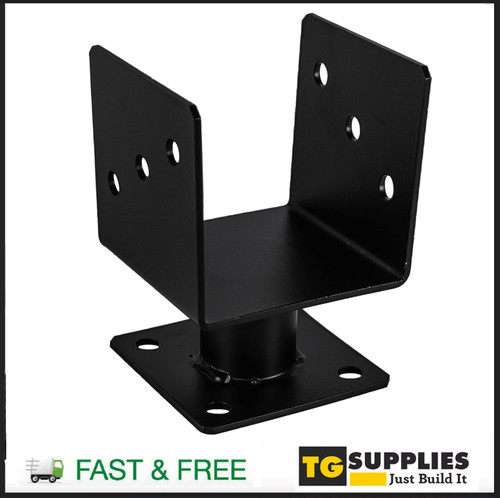 Heavy duty black elevated bolt - black,