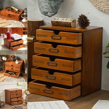 Vintage Small Wooden Chest of