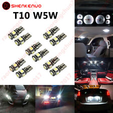 10X  T10 CAR BULBS LED ERROR FREE CANBUS WHITE  SUPER BRIGHT SIDE LIGHT BULB