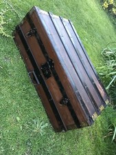 Antique Wood, Canvas & Iron