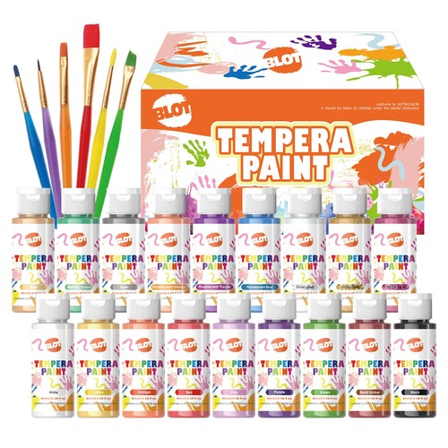 Blot washable tempera - washable,