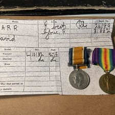 Ww1 pte d barr - ww1, wm&