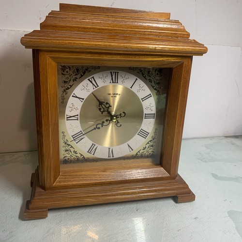 Widdop wood mantel clock - wood,