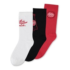 Fallout Nuka Cola Socks 3-Pack Size 43-46 Officially Licensed New