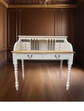 Vintage antique writing desk table  with drawers. 