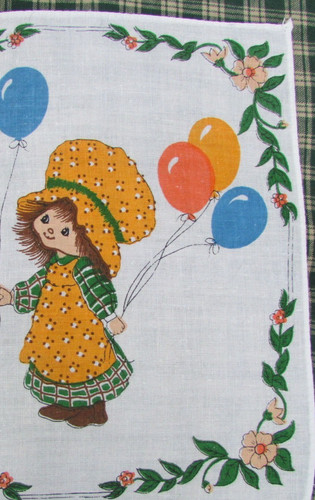 Vintage retro handkerchief - retro,
