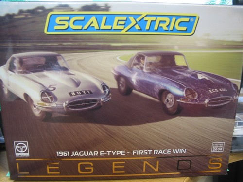 Scalextric c4062a 1961 jaguar - scalextric,