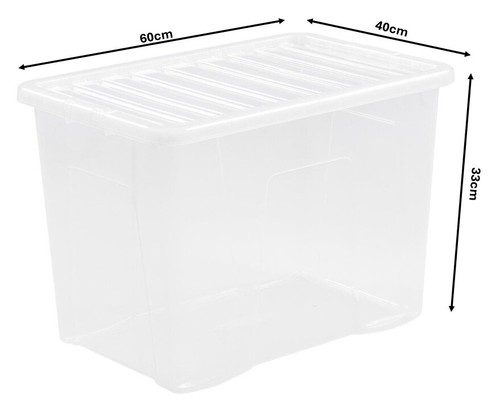 Wham clear plastic storage box - wham,
