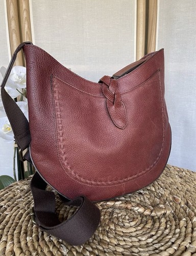 Marks spencer claret leather - &,