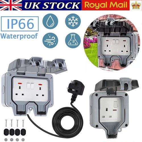 Waterproof outdoor plug socket - outdoor,