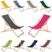 Wooden Deck Chair Beech Wood