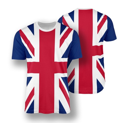 Custom union jack flag - gb,