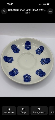 Old english saucer plate - old, saucer/plate
