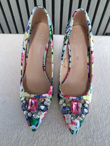 Floral print embellished - f&f,