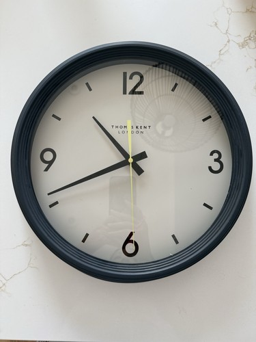 Thomas kent grey metal clock - kent,