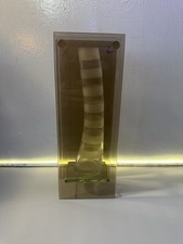 Frosted striped art glass - frosted,