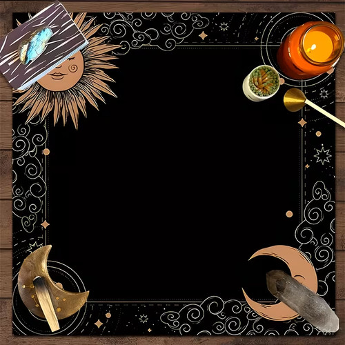 Black tarot divination sun - sun, &
