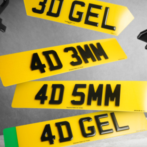 Reg plates 4d gel - 4d,
