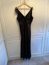 Women’s Black Satin Evening