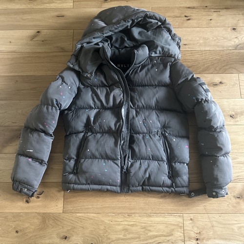 Nvlty paint grey puffer - paint, jacket