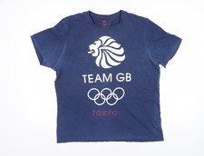 Mens UK Size M Team GB Blue