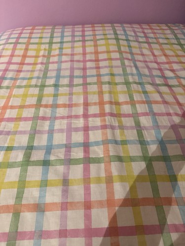 Rainbow frilled checked - checked, 100%