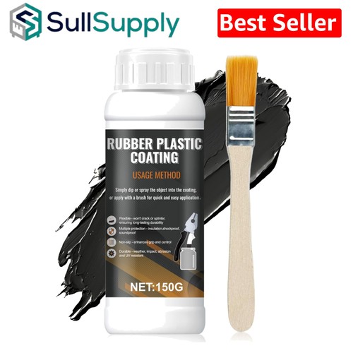 150g black rubber - rubber, paint