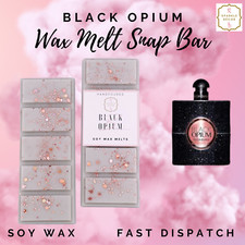 Black Opium Wax Melts Highly Scented Handmade Vegan Soy Wax Melts Snap Bar Gift 