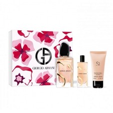 Giorgio Armani Si Eau de Parfum 100ml Spray + 2 Products Gift Set New
