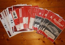 1960's ARSENAL HOME FOOTBALL PROGRAMMES - Your Choice - FREE Postage