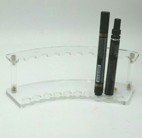 Acrylic perspex holes pen - holes,