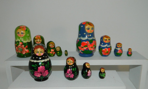 Vintage russian matryoshka - russian,