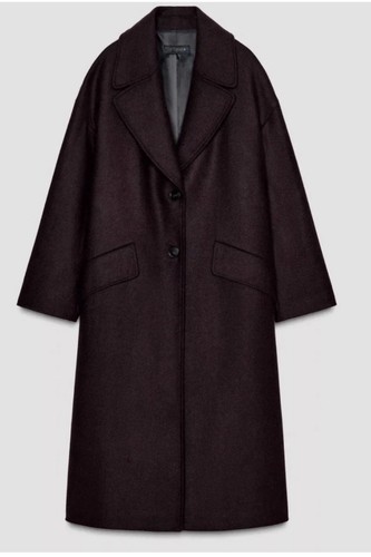 Bnwt zara burgundy oversized - zara,