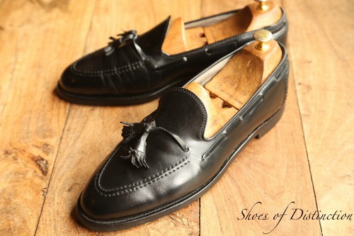 Alden black cordovan leather - alden,