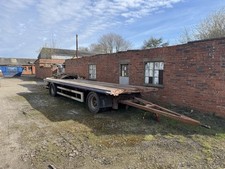 Drawbar Trailer Dolly Turntable Bale Straw Farm 