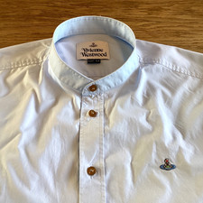 MENS SUPER GRANDAD SHIRT BY VIVIENNE WESTWOOD.    17.5.  COLLAR.  SIZE  XL mint