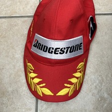 Vintage 90's 00's Bridgestone Michael Schumacher Ferrari Formula 1 team cap