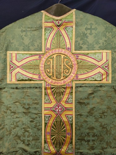 Vintage church silk metallic - vintage,
