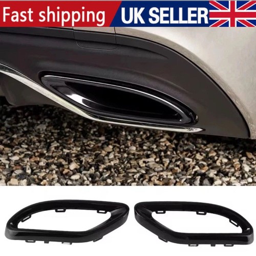 Gloss black exhaust tip cover - black,