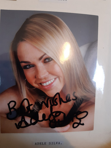 Adele silva signed photo - adele,