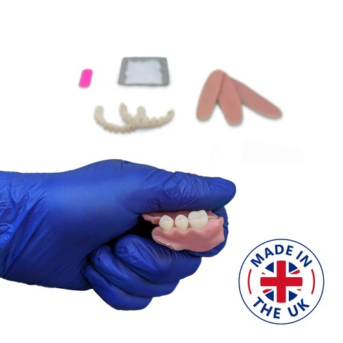 Diy denture kit with - denture,