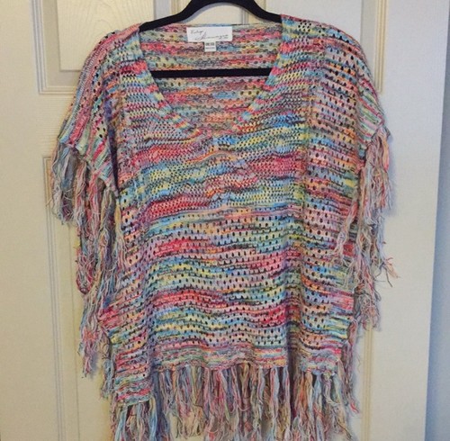 Vintage havana poncho cape - vintage,