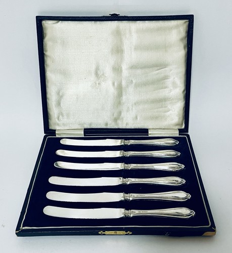 Set antique butter knives - set, 6