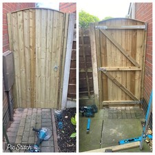 Feather Edged Gate Made To