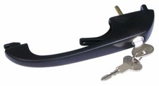 Cab Door Handle and Keys Black Left Right For VW T25 T3 1979–1992 251837205