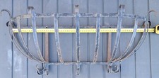 VINTAGE WROUGHT IRON WALL BASKET / PLANTER