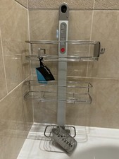 Simplehuman 3 Tier Adjustable Shower Caddy Rust Proof ..